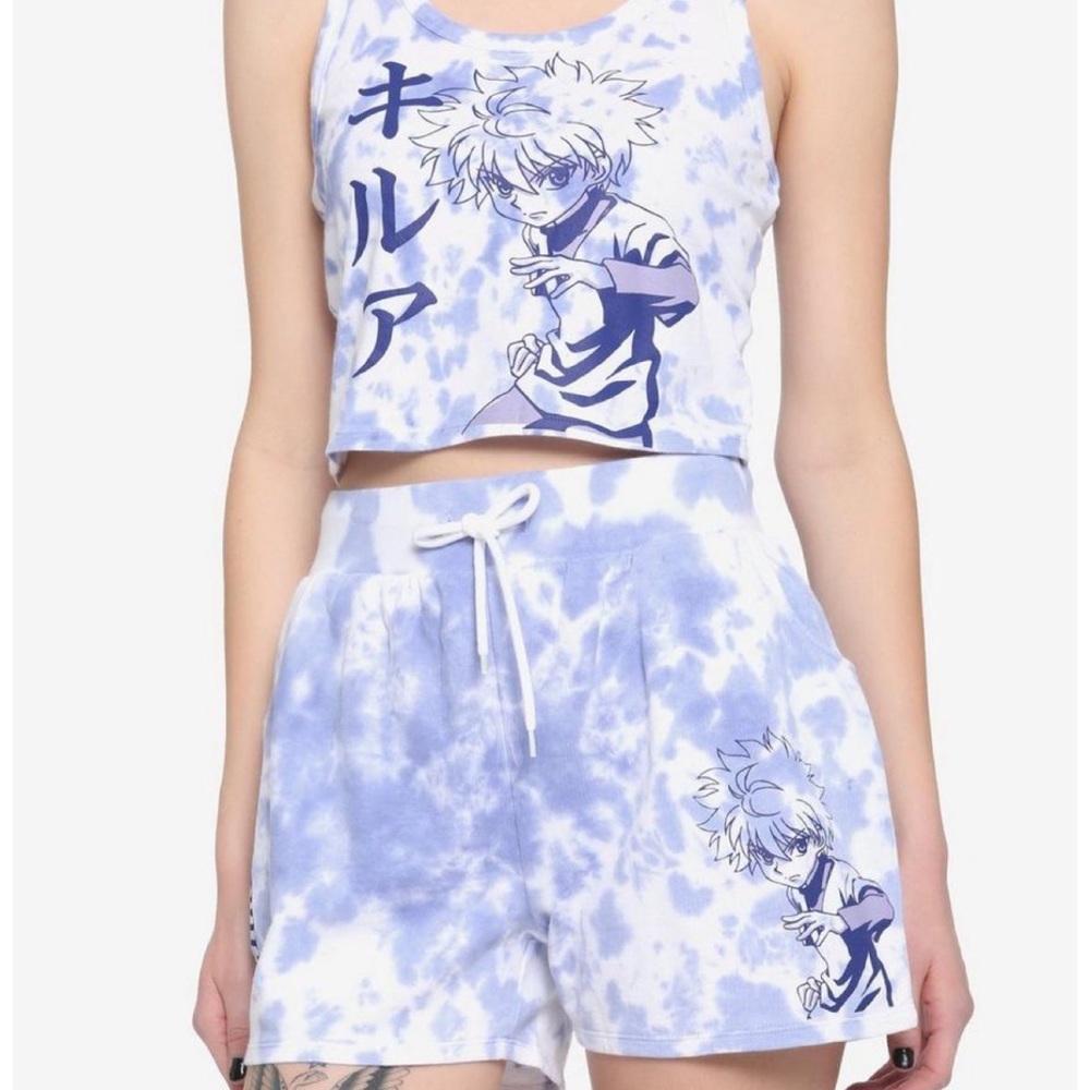Hunter X Hunter Killua Tie-Dye Lounge Set